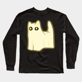 Ghost Cat Long Sleeve T-Shirt